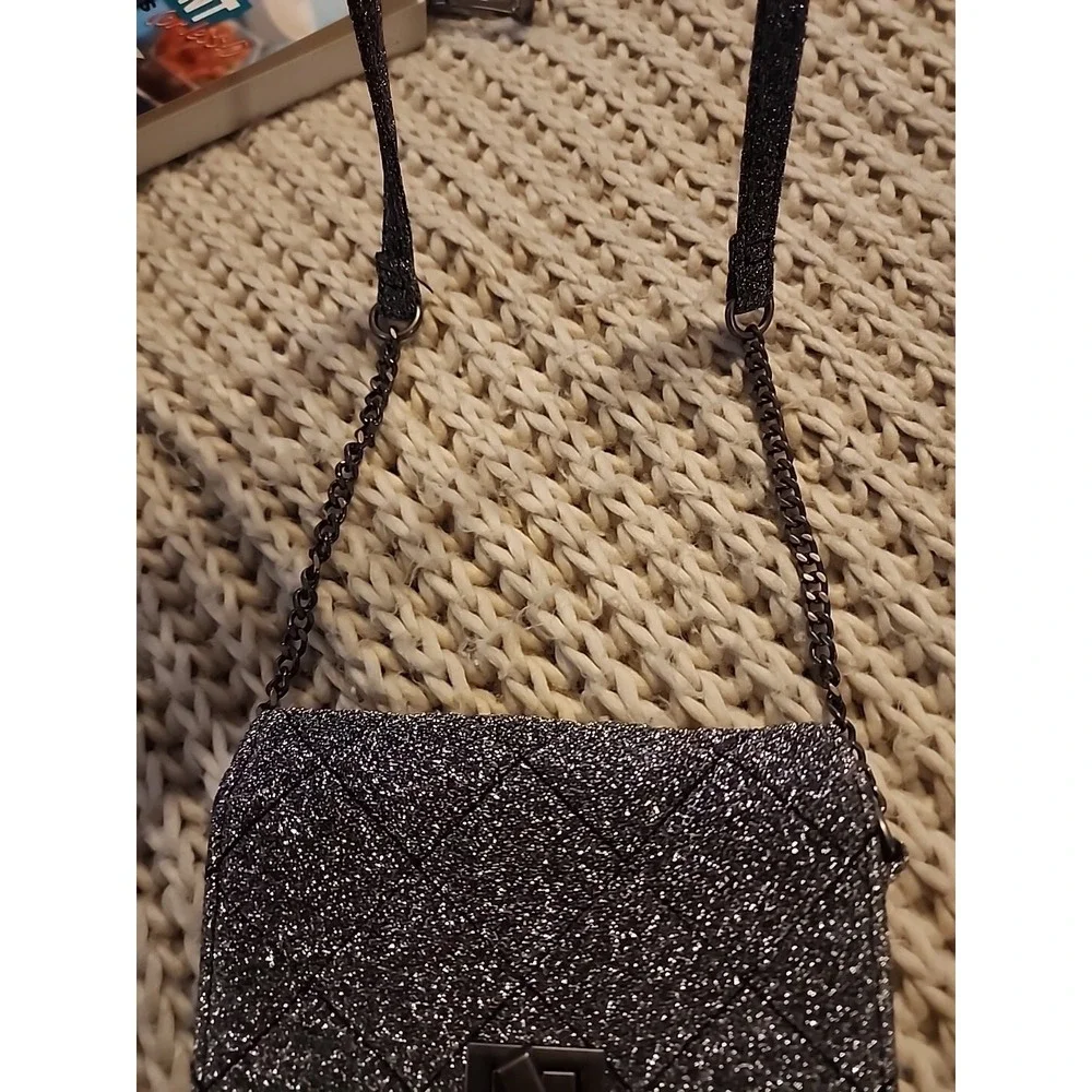 Art Class Small Crossbody Purse Silver Party Small Bag